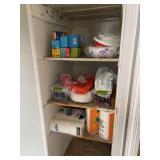 Assorted Household Paper Goods and Storage Supplies