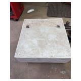 Custom Wooden Storage Box with Assorted Electrical Supplies and Hardware