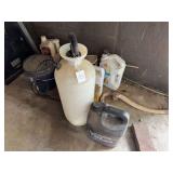 Assorted Automotive Fluids, Sprayer, and Shop Supplies Lot