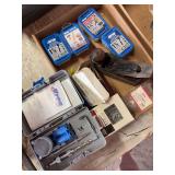 Assorted Kreg Jig Pocket Hole System, Fasteners, and Woodworking Hand Plane