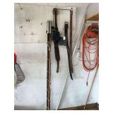 Lineman Safety Belts with Pouches and Pole Saw Tool Set