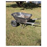 True Temper Poly Tray Wheelbarrow
