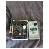 Lot of Two Electro-Harmonix Guitar Effects Pedals including S9 String Ensemble and Freeze Sound Retainer