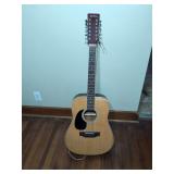 Hadean FG410ENLH Left-Handed 12-String Acoustic-Electric Guitar