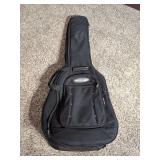 Attitude Case Co. Black Padded Gig Bag for Acoustic Guitar with Backpack Straps