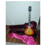 Agile 3100 Electric Guitar in Sunburst Finish with Hard Case