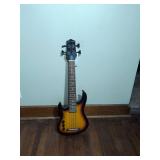 Sunburst Finish Electric Bass Guitar - Small Size
