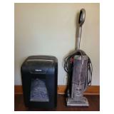 Shark Navigator Vacuum Cleaner Model NV42 and Fellowes Paper Shredder
