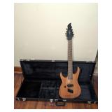Agile 7-String Electric Guitar with Hardshell Case