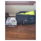 Bestway Tritech Queen 18-inch Air Mattress and Coleman Duffel Bag with Sleeping Gear