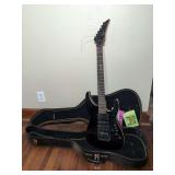 ESP LTD Black Electric Guitar with Hardshell Case and Extra Strings