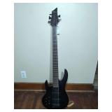 Brice Black Matte 5-String Electric Bass Guitar