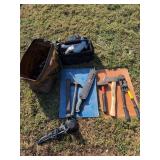 Assorted Hand Tools and Tool Bags Lot