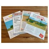 (4) John Deere Combine Sales Literature