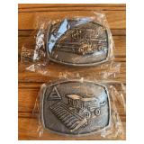 (2) AC Gleaner Combine Belt Buckles