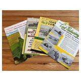 (4) John Deere Combine Sales Literature
