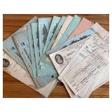 (25) John Deere Plow Co. Invoices/Receipts