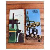 (2) 1973 + 1974 John Deere What's New Sales Literature