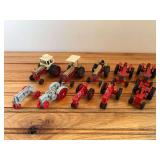 (10) 1/64 IH Tractors