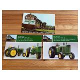 (3) 1966 John Deere Power Train Postcards
