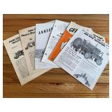 (6) John Deere Sales Literature