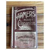 1901 Deere & Webber Co. Farmers Pocket Companion
