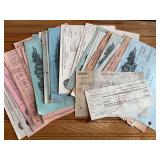 (24) John Deere Plow Co. Invoices/Receipts