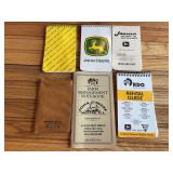 (6) John Deere Notebooks