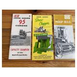 (3) John Deere Combine Sales Literature