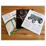 (3) John Deere Tractor Sales Literature