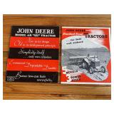(2) John Deere Tractor Sales Literature