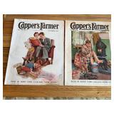 (2) 1936 + 1939 Capper's Farmer Magazines