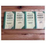 (4) John Deere Farmer's Pocket Ledgers