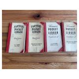 (4) John Deere Farmer's Pocket Ledgers