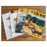 (4) John Deere Industrial Sales Literature