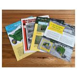 (4) John Deere Tractor Sales Literature