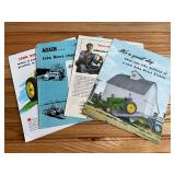 (4) John Deere Tractor Sales Literature