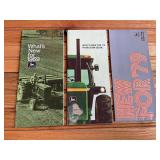 (3) John Deere What's New Sales Literature