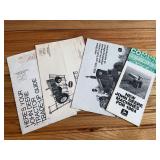 (4) John Deere Sales Literature