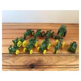 (9) 1/64 John Deere Tractors