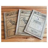 (3) John Deere Farm Account Books