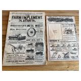 (2) Farm Implement News + Farm Machinery Magazines