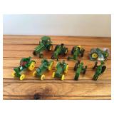 (9) 1/64 John Deere Tractors