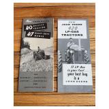 (2) John Deere 40 + 420 Tractor Sales Literature