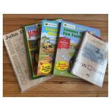 (5) John Deere Kids Books, Coloring Books, Cookbook