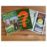 (3) John Deere Sales Literature