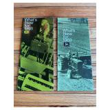 (2) 1968 + 1969 John Deere What's New Sales Literature