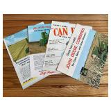 (4) John Deere Combine Sales Literature