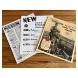 (3) John Deere Sales Literature - Reproduction