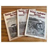 (3) 1922 + 1923 Tractor + Gas Engine Review Magazines